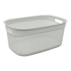 Droplette Ice Grey 33L Laundry Basket