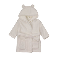 Bambino Baby's First Dressing Gown - White 3-6 Months