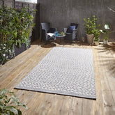 Coast Easy Clean Grey/Cream Weatherproof Rug