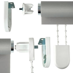 Royal Blue Square Eyelet Roller Blind