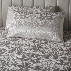 Laurence Llewelyn-Bowen Firenza Silver Velvet Duvet Set
