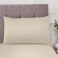 100% Cotton 180TC Natural Housewife Pillowcase Pair