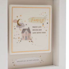 The Little Things Boxed Plaque Family