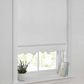 White Scalloped Roller Blind