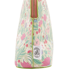 Sophia Lane Large Floral Make-Up Bag in Green