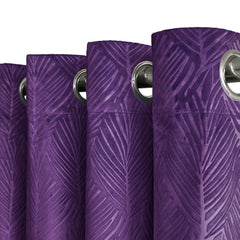Twilight Amethyst Velvet Door Curtain