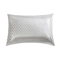 Othello Silver Jacquard Oxford Pillowcases (Pair)