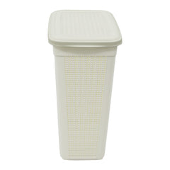 Loop  Ivory 43L Slim Laundry Basket
