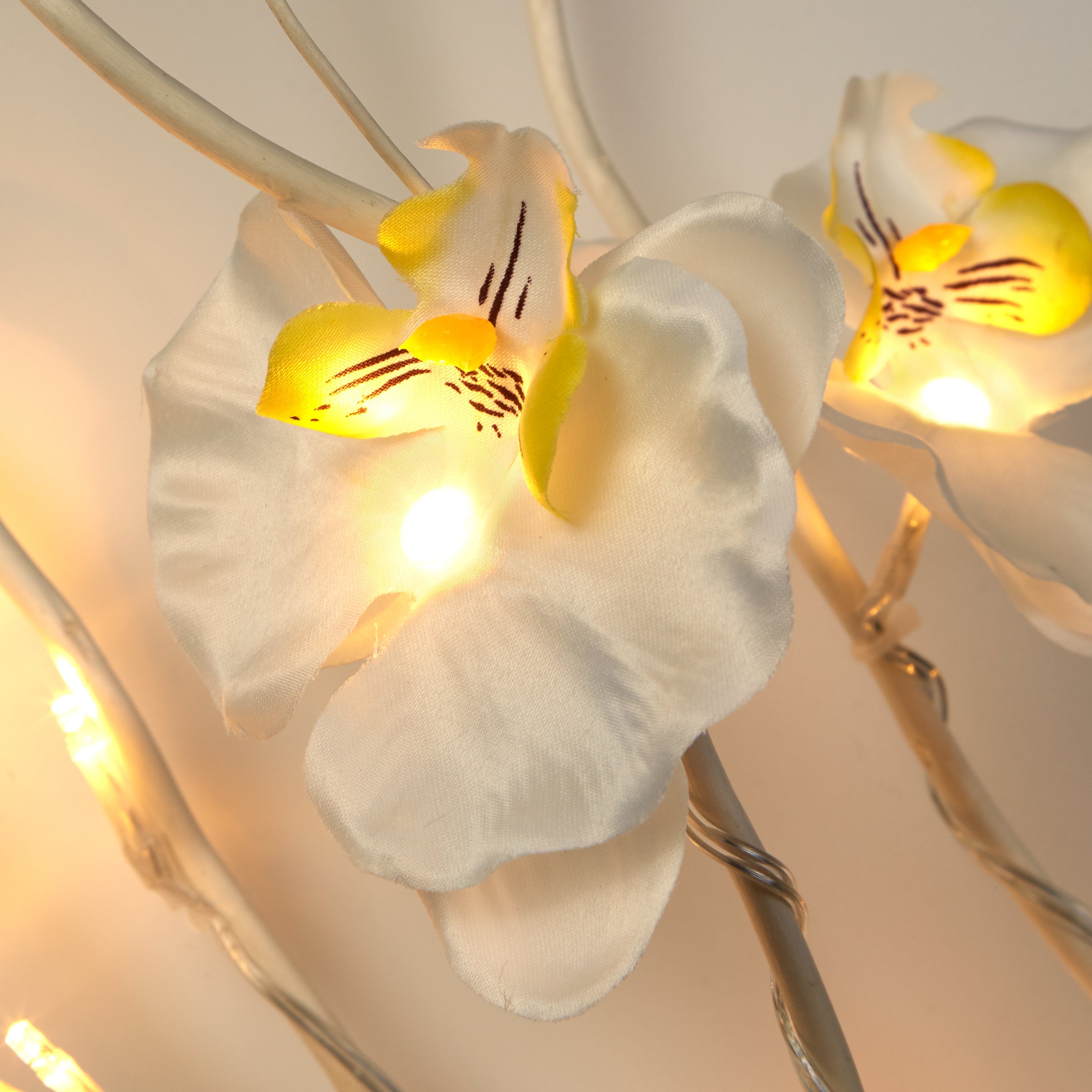 Flower Twigs With Battery Powered Lights