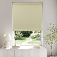 Taupe Cream Blackout Roller Blind