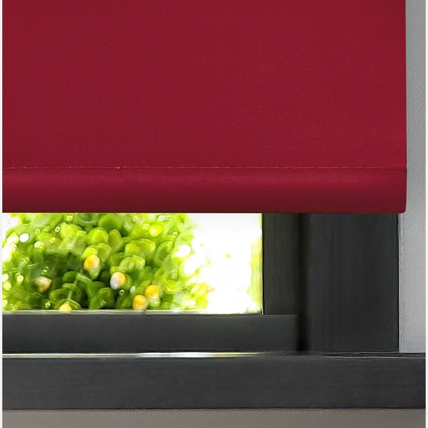 Red Blackout Roller Blind