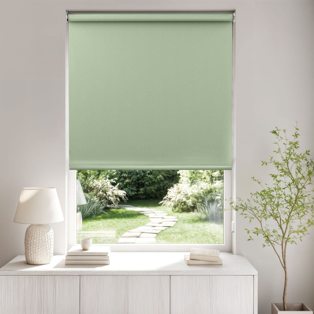 Sage Green Blackout Roller Blind