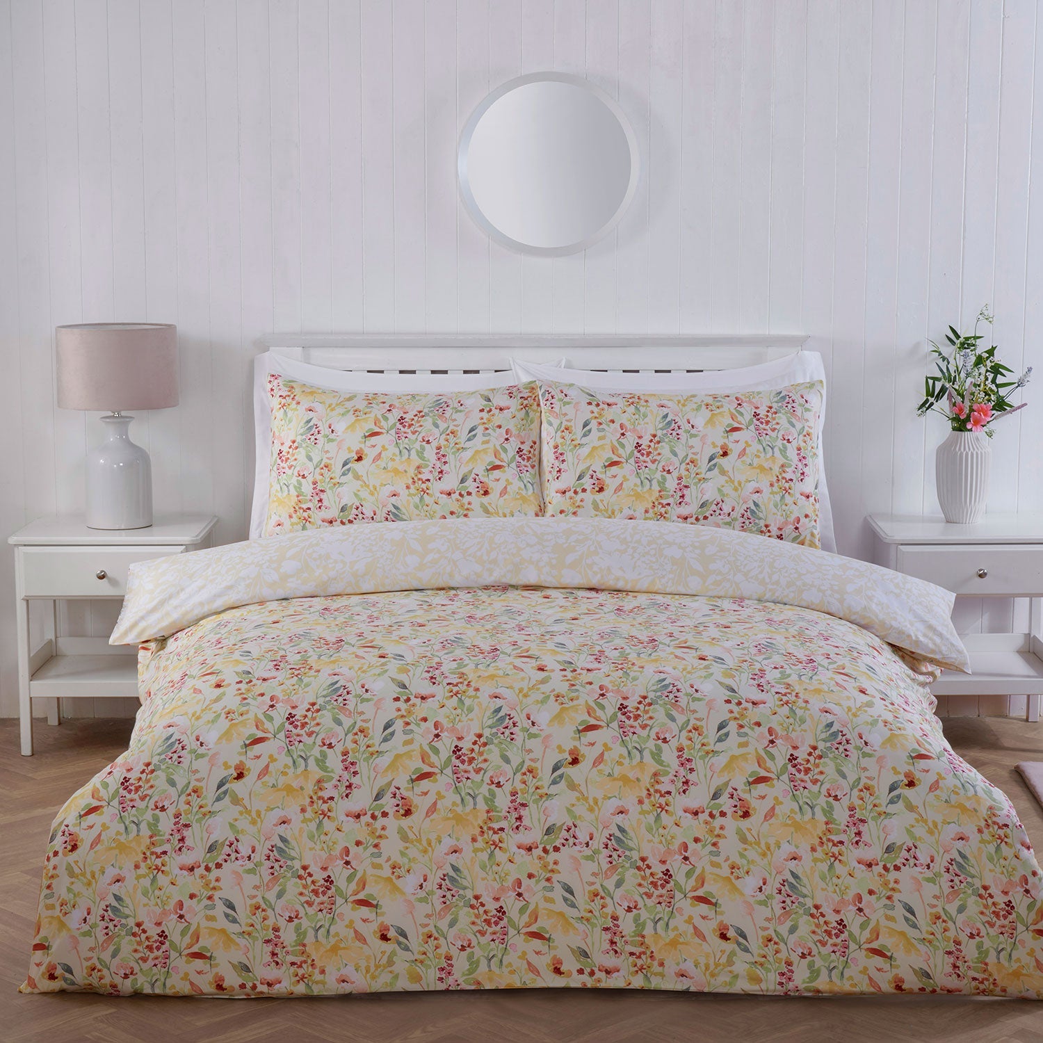 Wildflower Lemon Reversible Super Soft Duvet Set