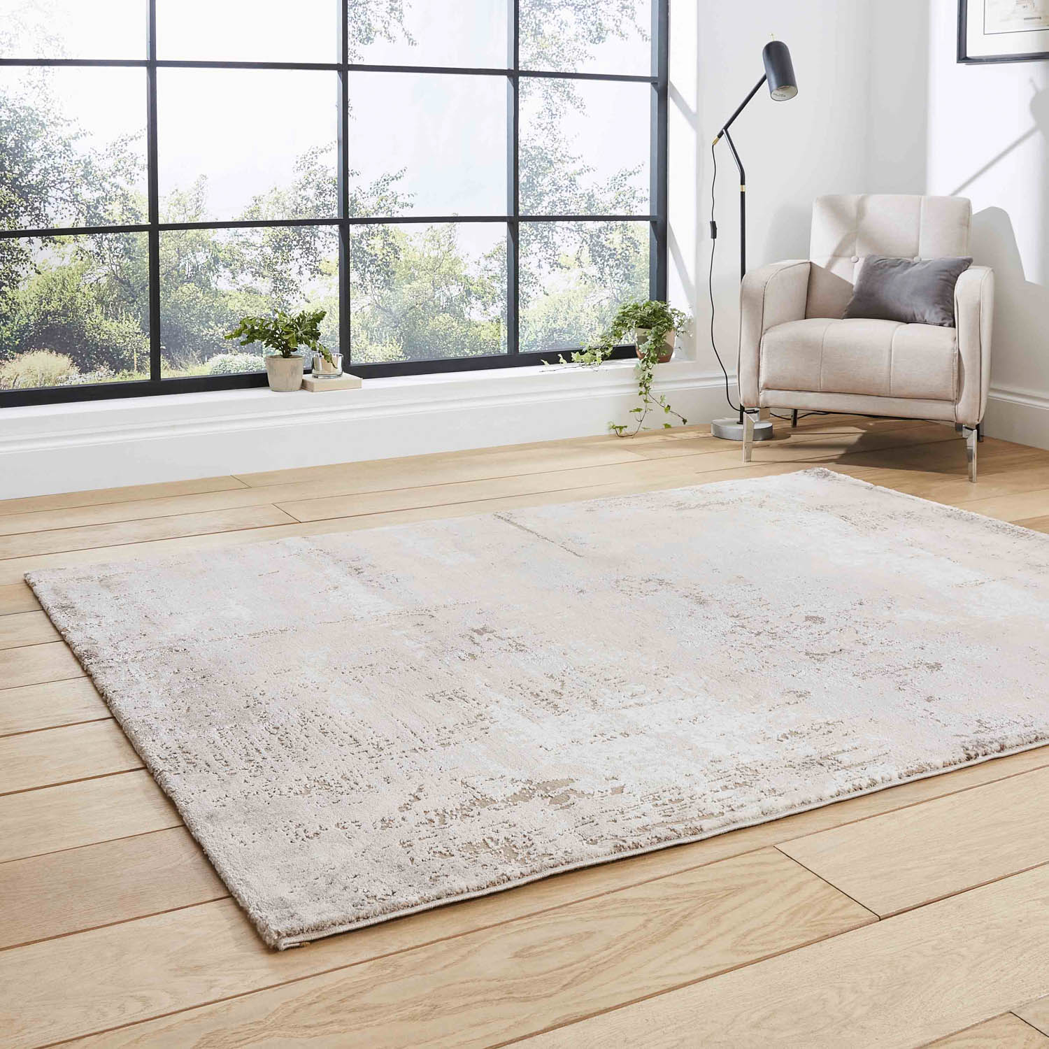 Florence 50034 Beige/Silver Rug