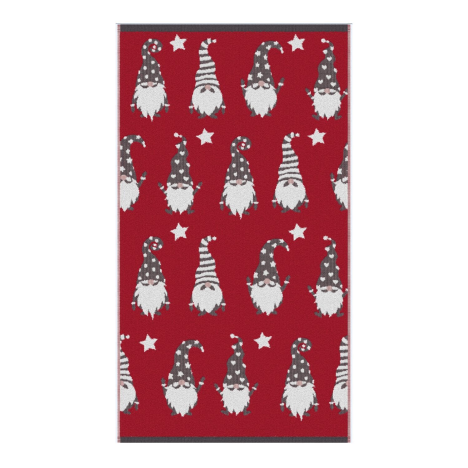 Christmas Gonk Red Cotton Hand Towels (2 Pack)