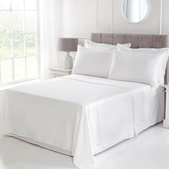 100% Cotton 180TC White Flat Sheet