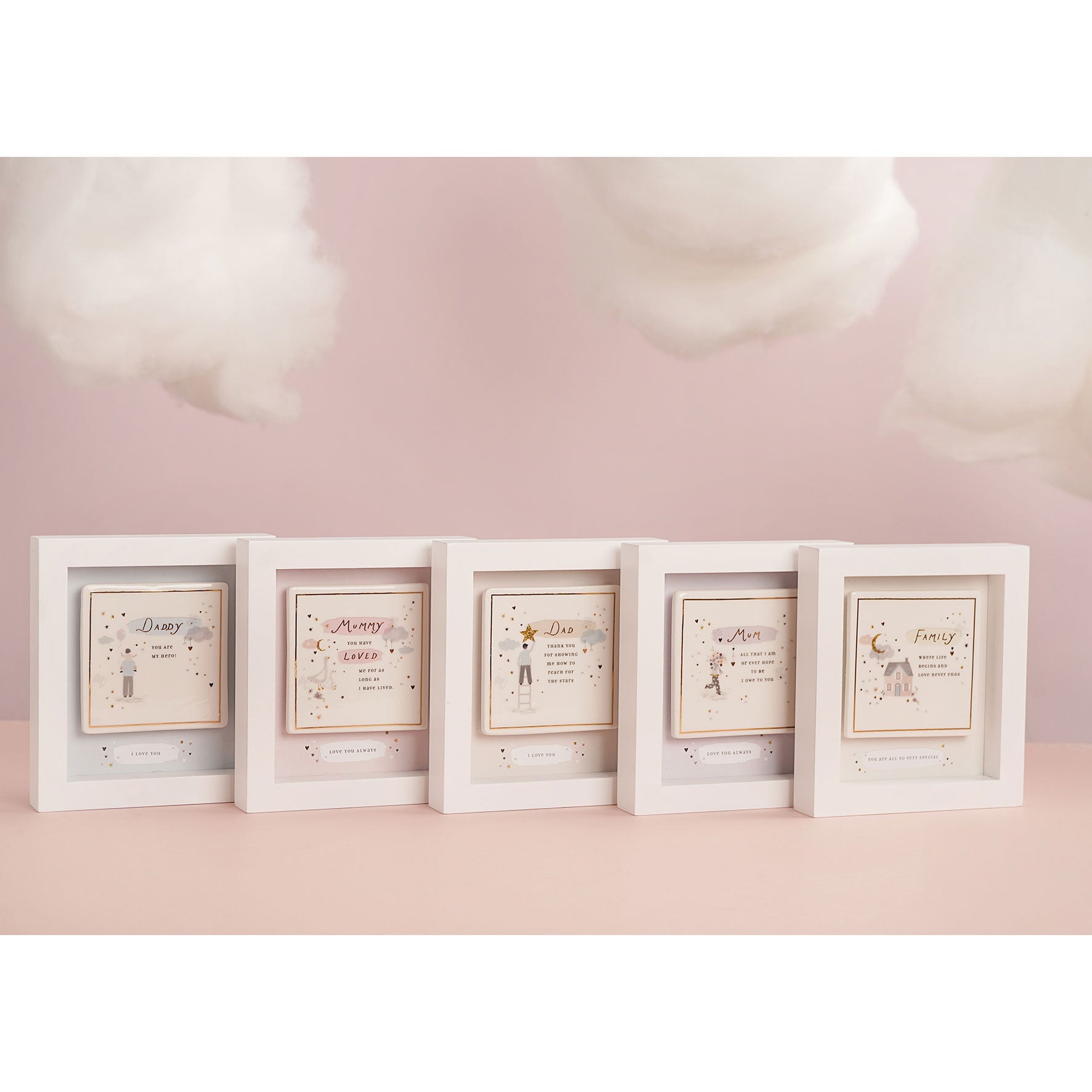 The Little Things Boxed Plaque Family
