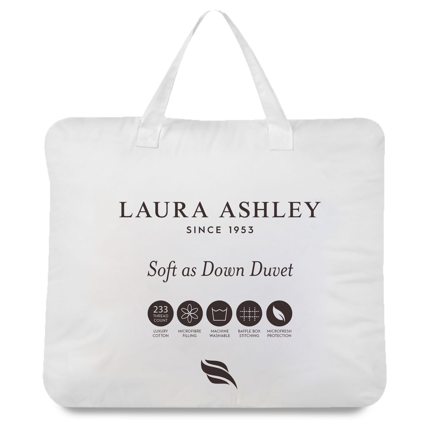 Laura Ashley Soft As Down Cotton 4.5 Tog Duvet
