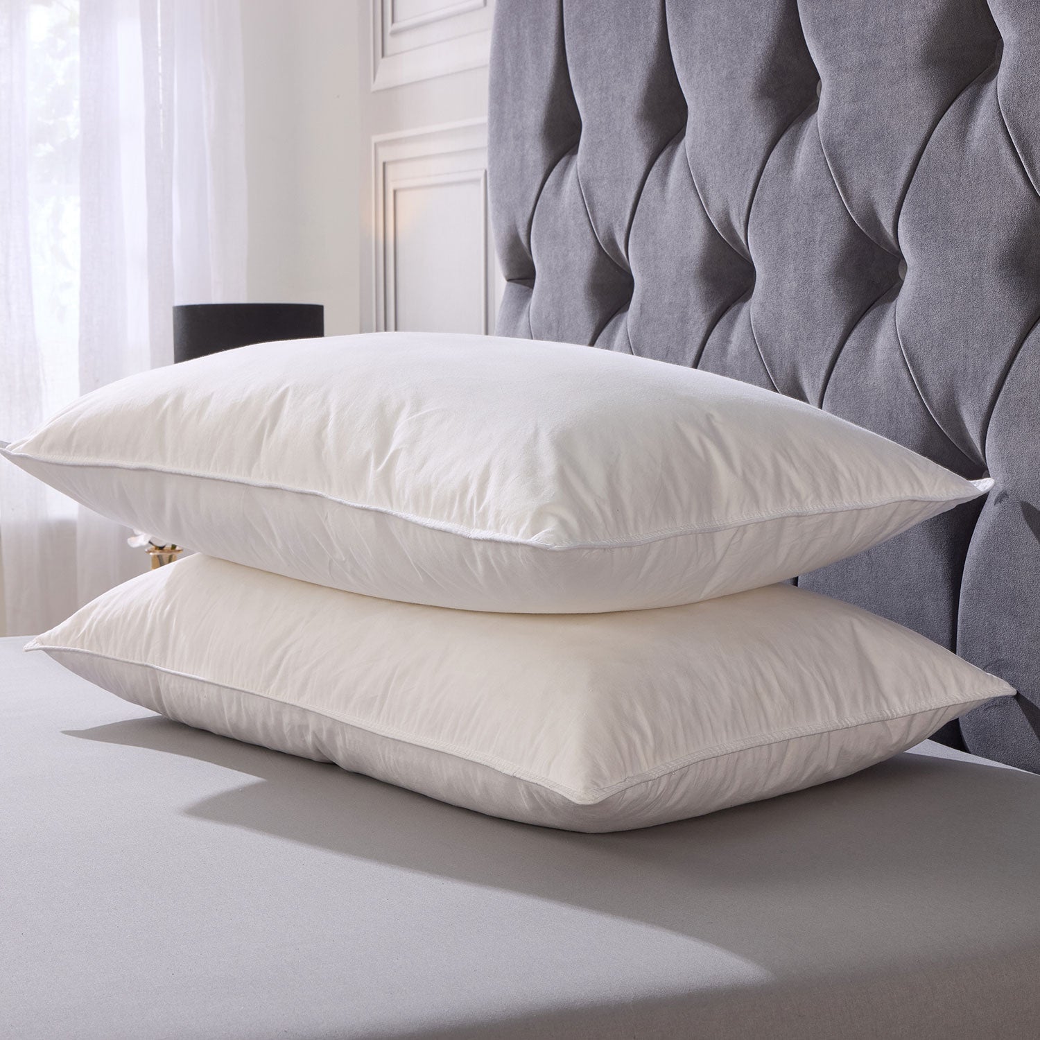 Hotel Collection Softened Duck Feather Pillow Pair